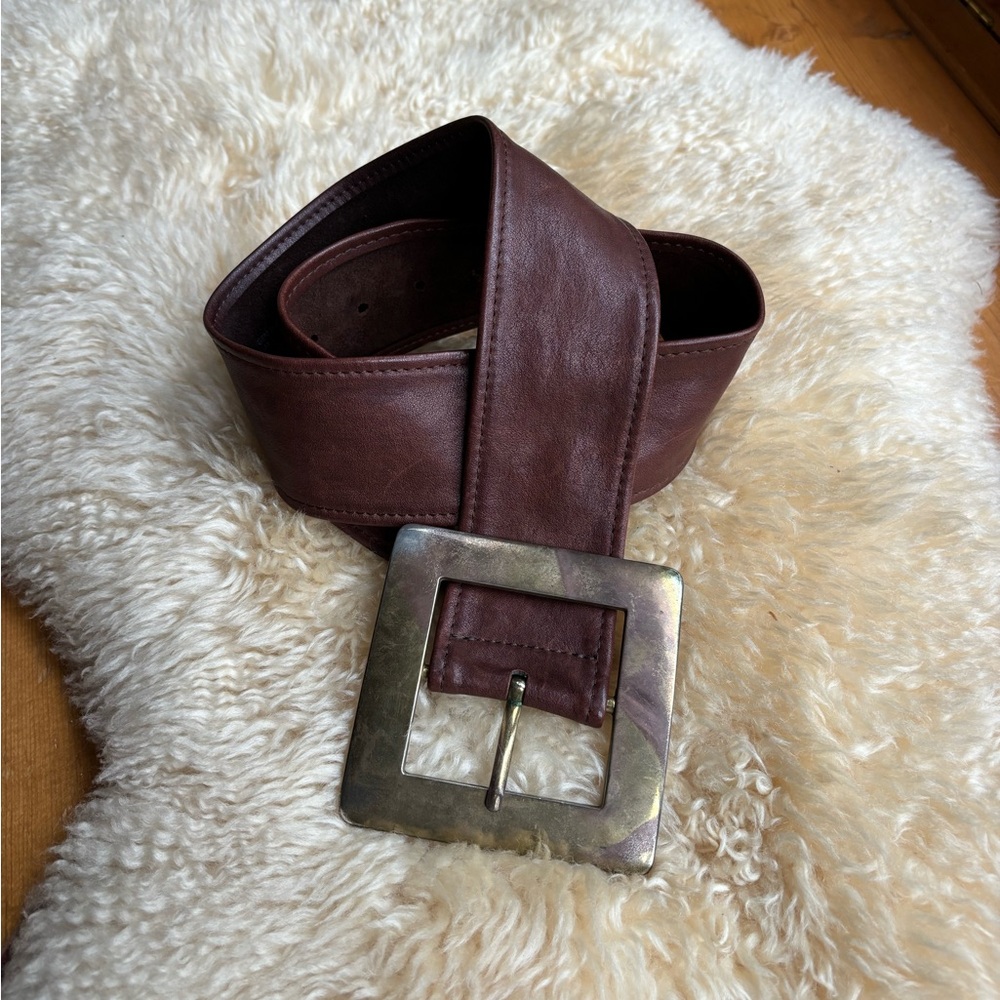 Brown Leather Belt